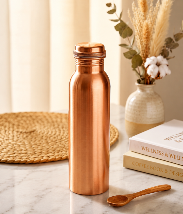 Classic Plain Copper Bottle