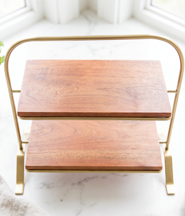 Modern Spiral Wooden Side Table
