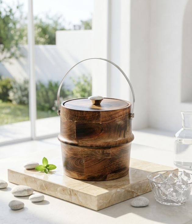 Heritage Wooden Ice Bucket