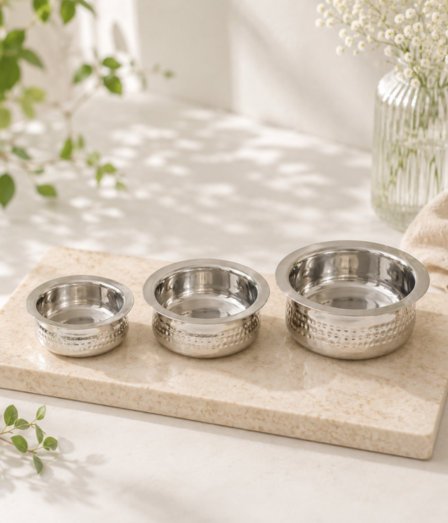 Stainless Steel Serving Bowl Set