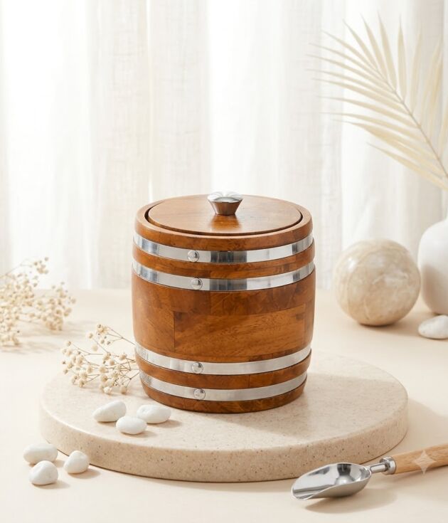 Wooden Ice Bucket