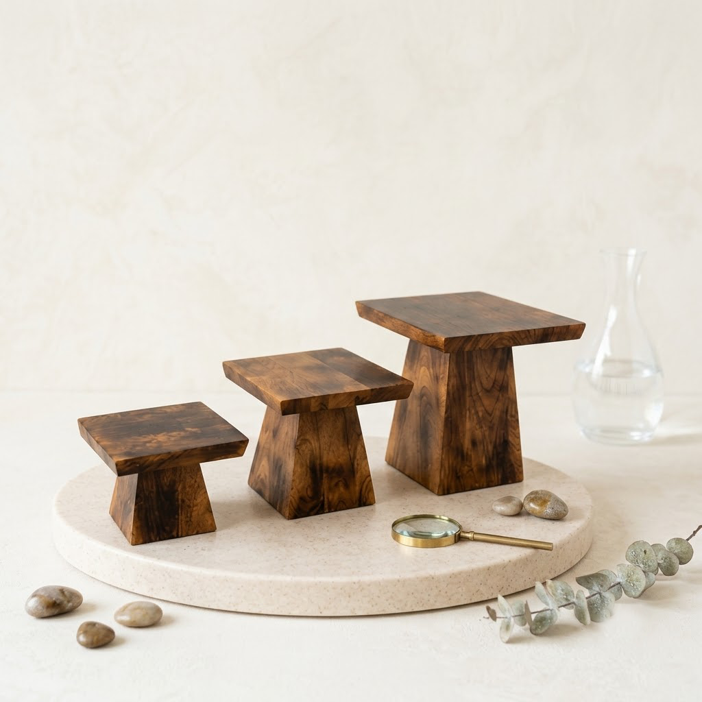 Wooden Display Risers