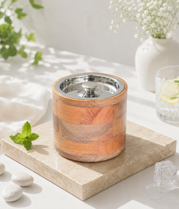 Wooden Ice Bucket